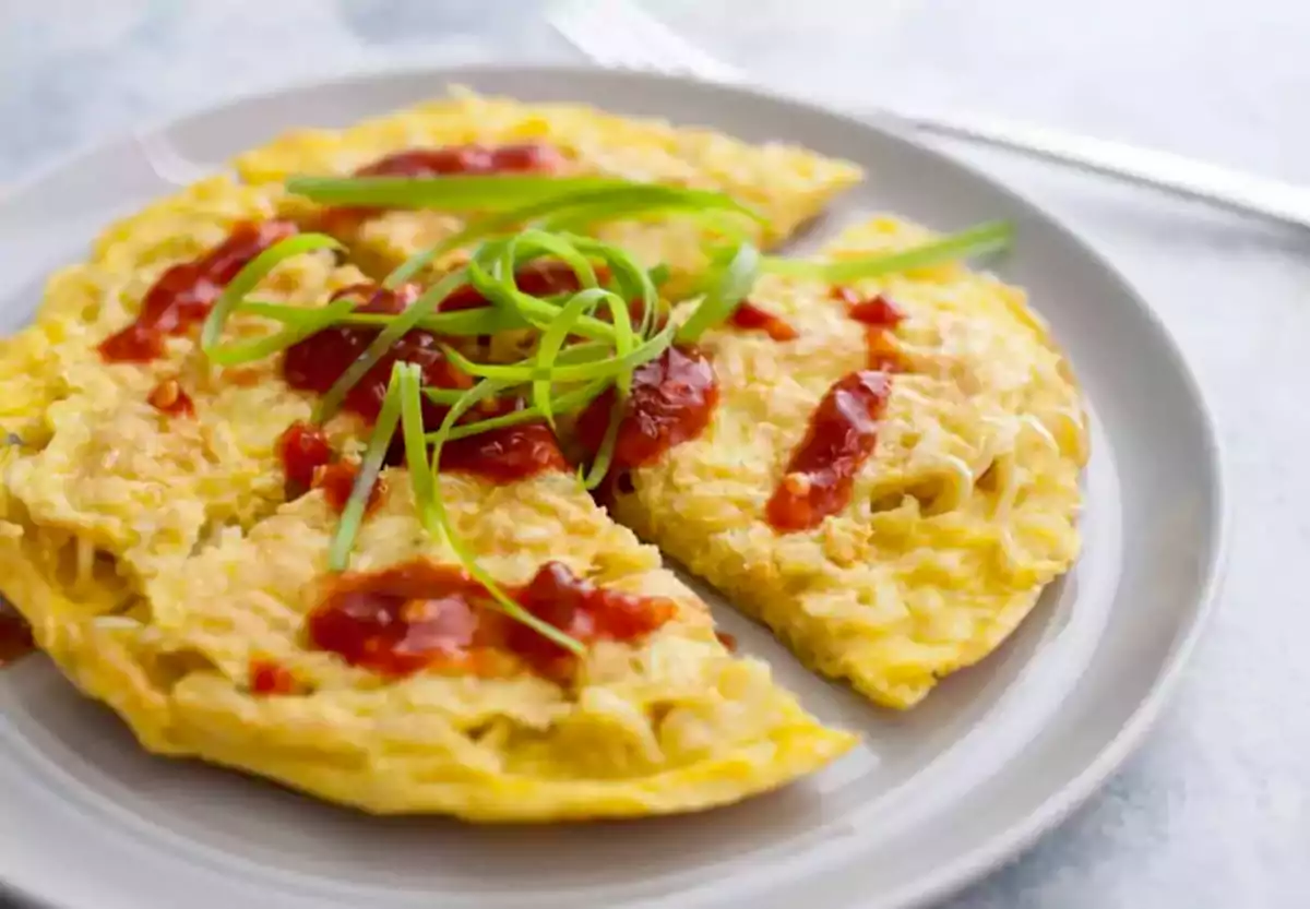 Resep Omelette Mie